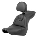 Saddlemen Roadsofa Plain Seat for Harley 18-25 Softail Sport Glide & Low Rider / S / ST / Black / Without heating / With backrest  - Customhoj