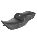 Saddlemen Roadsofa Plain Seat for Harley 97-07 Touring Road King / Street Glide (excl. Road King Custom) / Carbon Fiber / With heating / Without backrest  - Customhoj