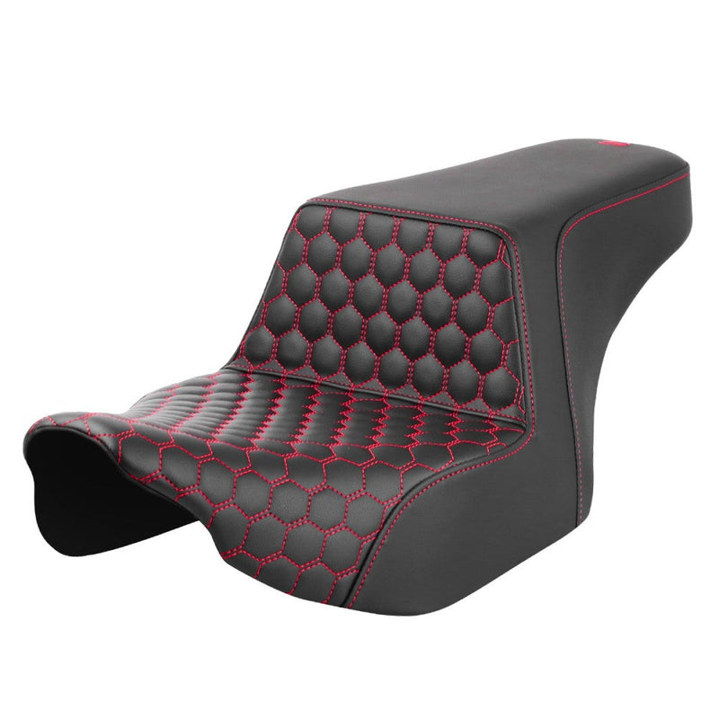 Saddlemen Step-Up Front Honeycomb for Harley 23-25 Touring CVO Road Glide / CVO Street Glide / Black / Red  - Customhoj