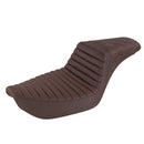 Saddlemen Step-Up Tuck-n-Roll / Lattice Stitch for Harley 96-03 Dyna (excl. Wide Glide) / Brown / Black  - Customhoj