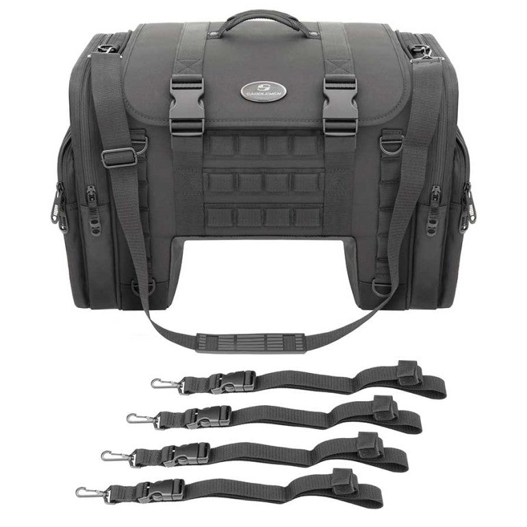 Saddlemen TS3200DE Deluxe Tactical Motorcycle Tunnel / Tail Bag  - Customhoj