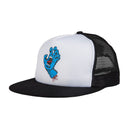 Santa Cruz Hand Mesh Back Cap White/Black  - Customhoj