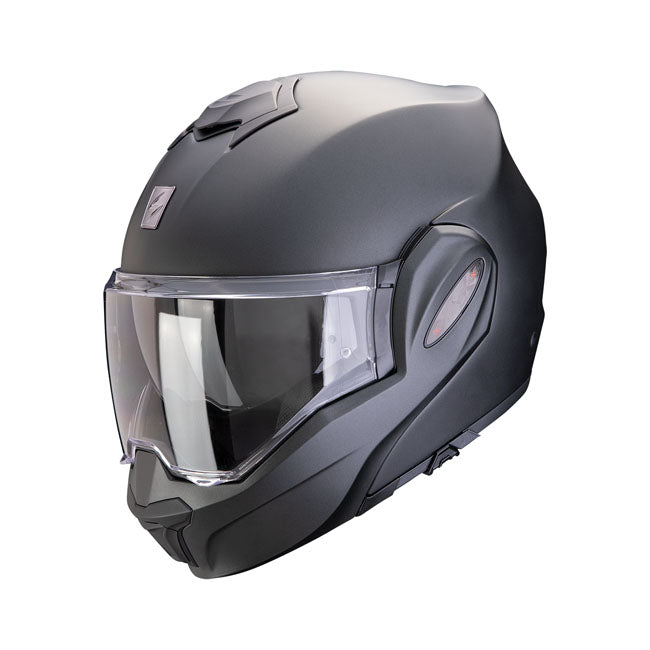 Scorpion EXO-Tech Evo Pro Modular Motorcycle Helmet Matte Black / XS (53-54cm)