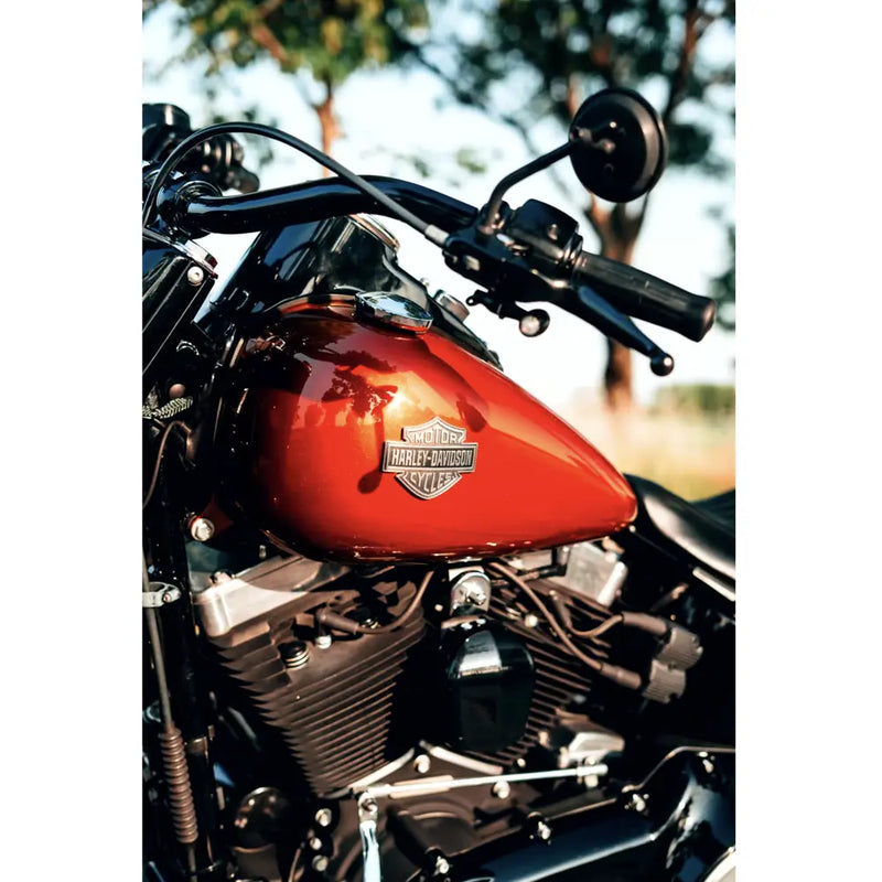 SMP Classic Vintage Motorcycle Mirror Set for Harley