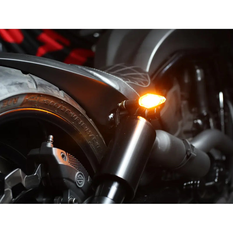 SMP Crystal Mini LED Motorcycle Turn Signals  - Customhoj