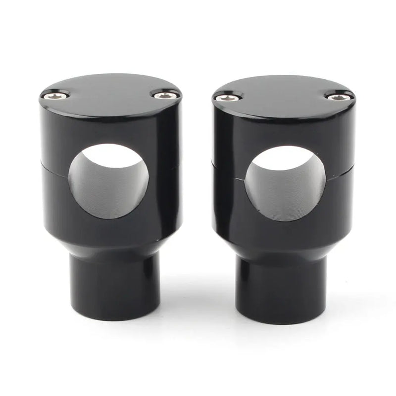 SMP Round Top Motorcycle Handlebar Risers  - Customhoj