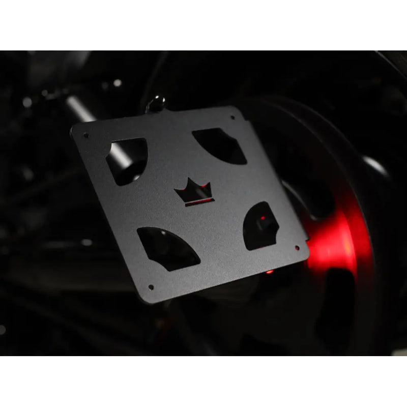 SMP Universal Side Mounted Motorcycle License Plate Bracket  - Customhoj