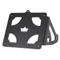 SMP Universal Side Mounted Motorcycle License Plate Bracket Matte Black  - Customhoj