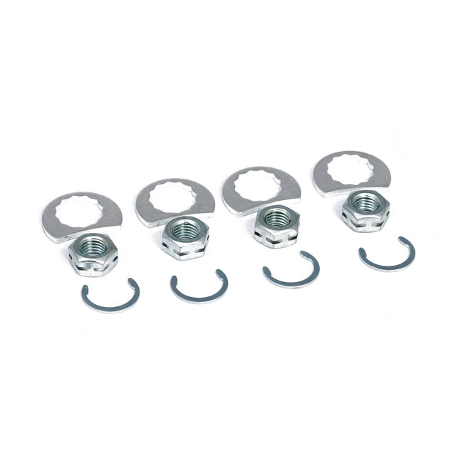 Stage 8 Exhaust Lock Nut Kit for Harley 84-25 Big Twin  - Customhoj