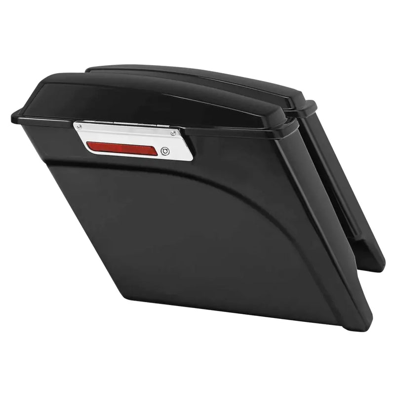 Zodiac 4" Stretched Hard Saddlebags für Harley