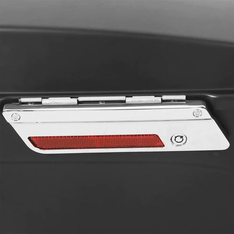 Zodiac 4" Stretched Hard Saddlebags für Harley