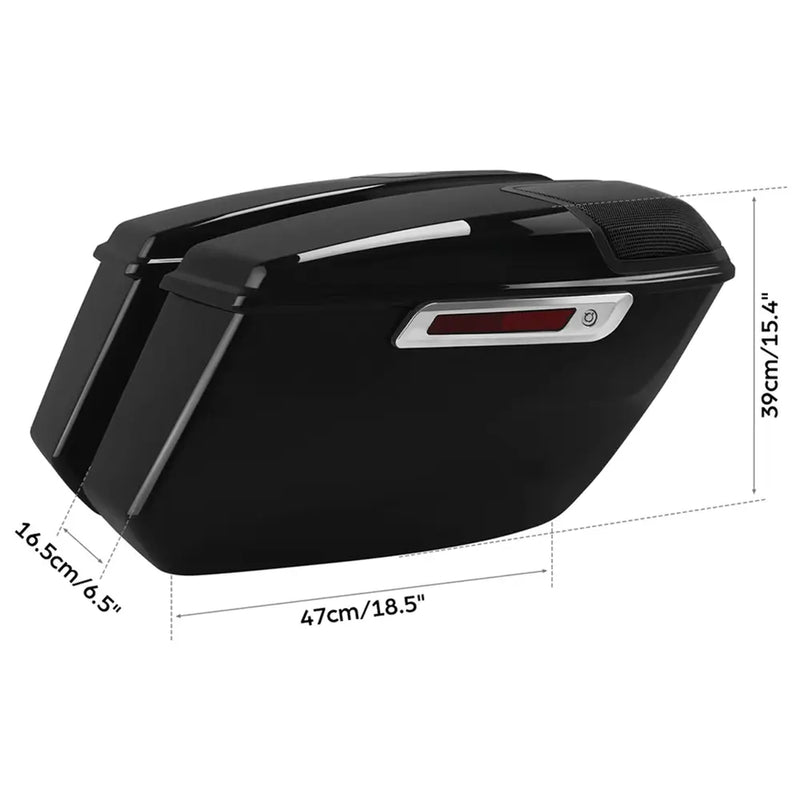 Zodiac CVO Style Hard Saddlebags für Harley