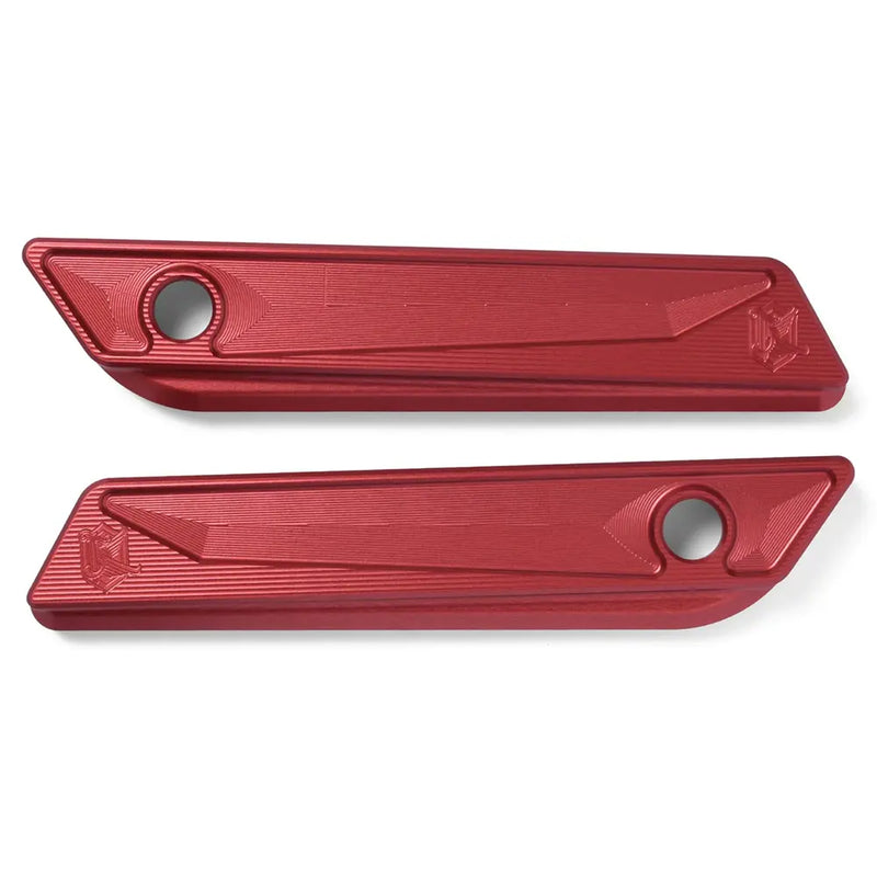 Ken's Factory Satteltaschenverschlussabdeckungen für Harley
