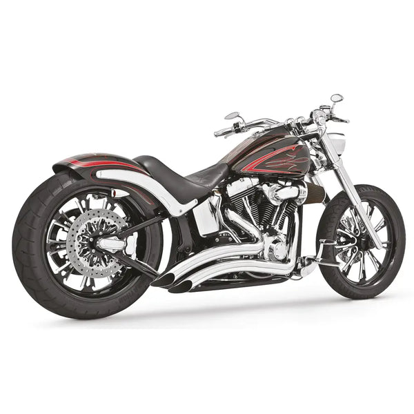 Freedom Performance Sharp Curve Radius Scallop Auspuff für Harley