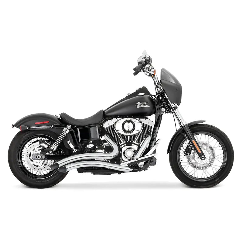 Freedom Performance Sharp Curve Radius Scallop Auspuff für Harley