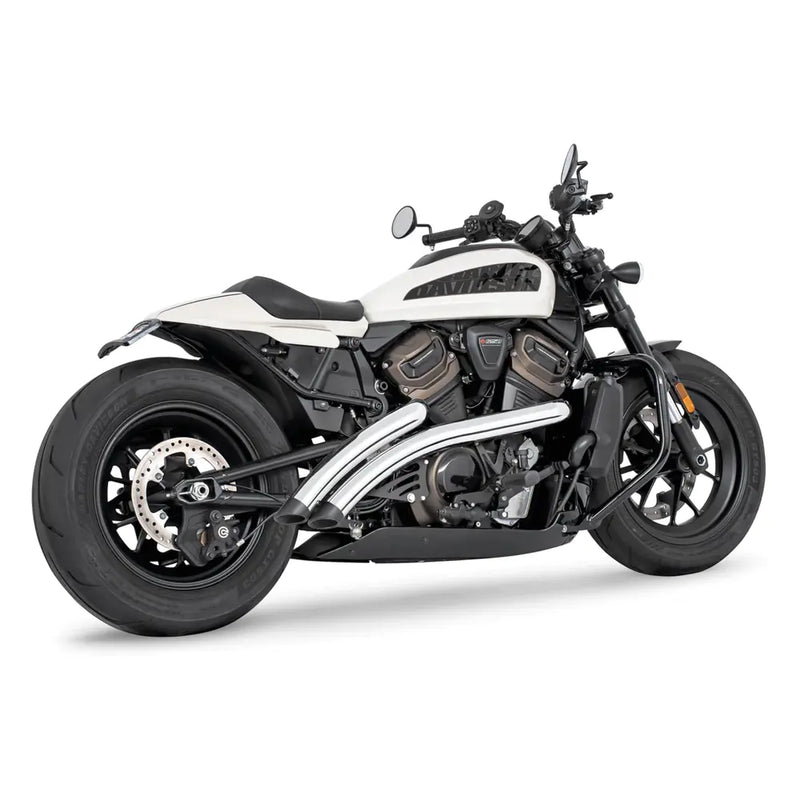 Freedom Performance Radical Radius Slash Cut Auspuff für Harley