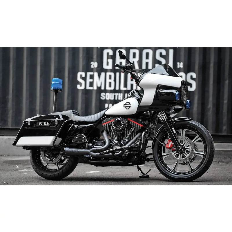 Two Brothers Racing Shorty Turnout 2-into-1 Auspuff für Harley