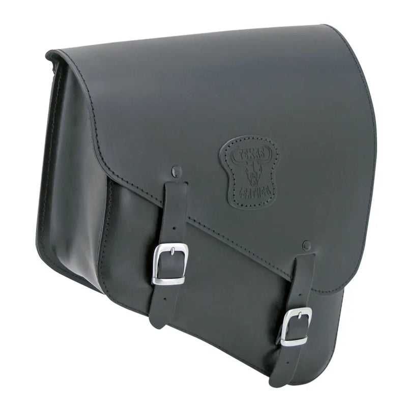 Texas Leather Schwarze Rahmentasche für Harley