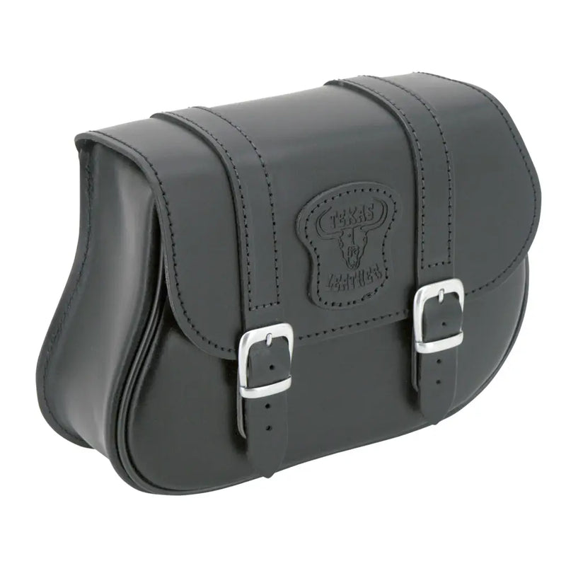 Texas Leather Schwarze Rahmentasche für Harley