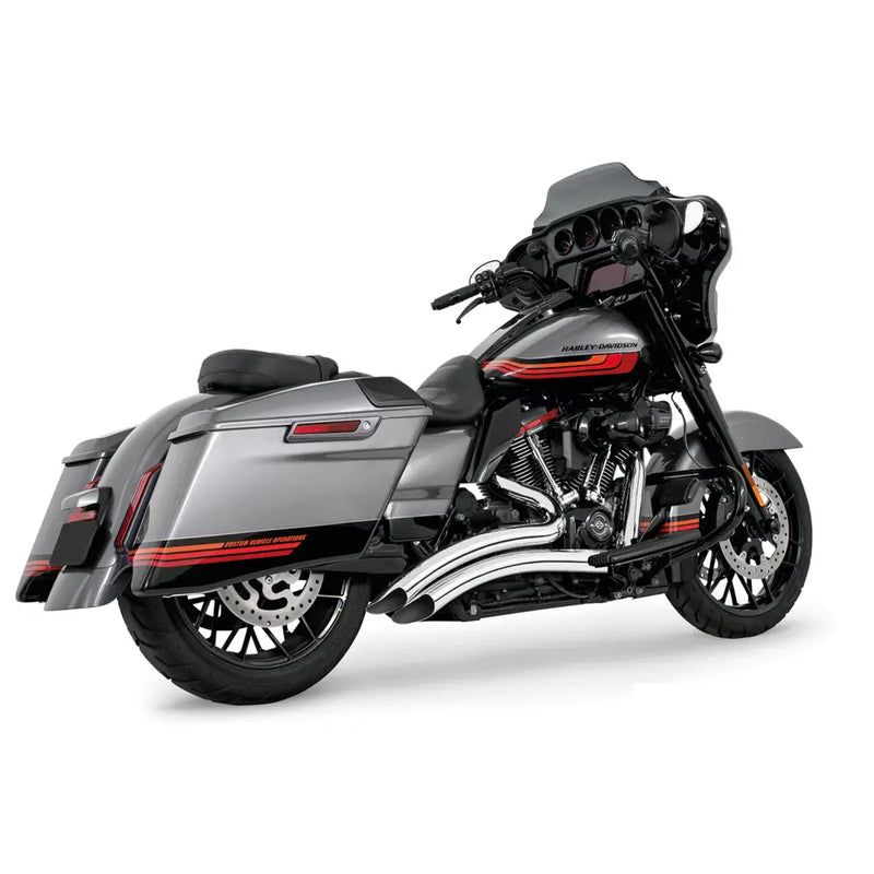 Freedom Performance Sharp Curve Radius Scallop Auspuff für Harley