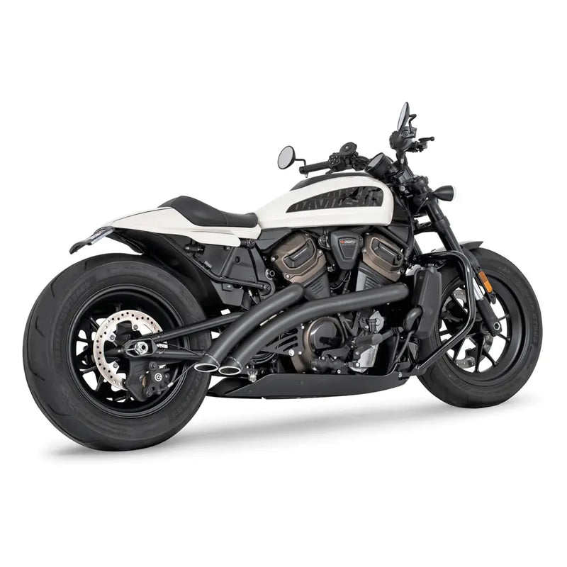 Freedom Performance Radical Radius Slash Cut Auspuff für Harley