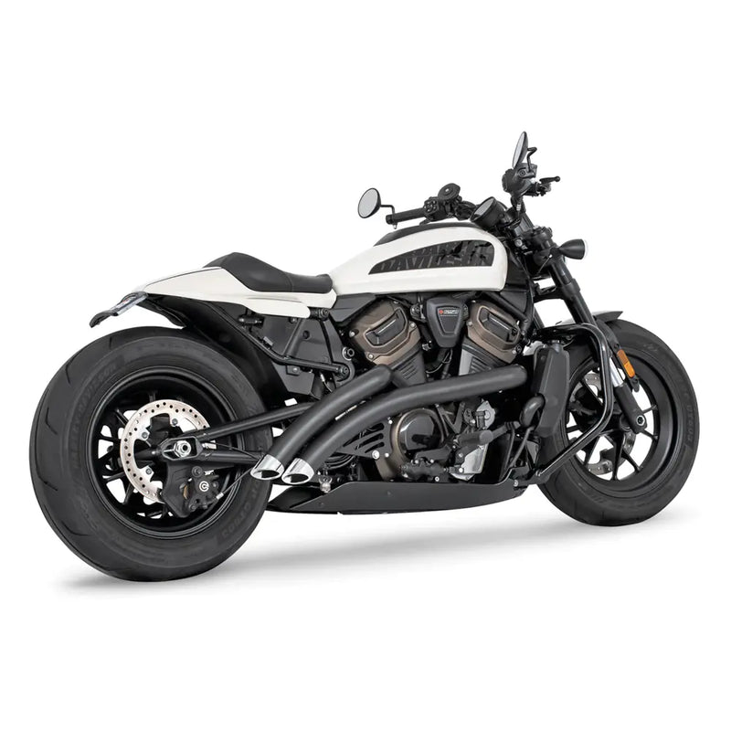 Freedom Performance Radical Radius Slash Cut Auspuff für Harley