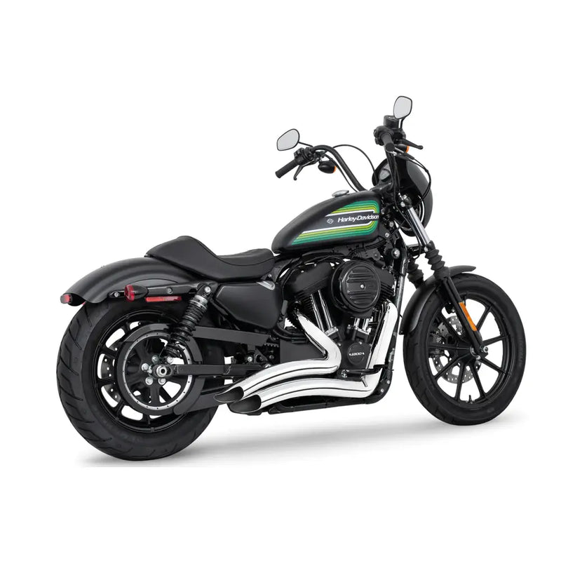 Freedom Performance Sharp Curve Radius Scallop Auspuff für Harley