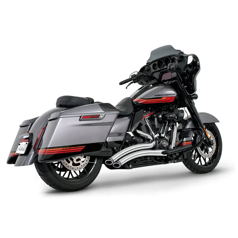 Freedom Performance Sharp Curve Radius Slash Cut Auspuff für Harley