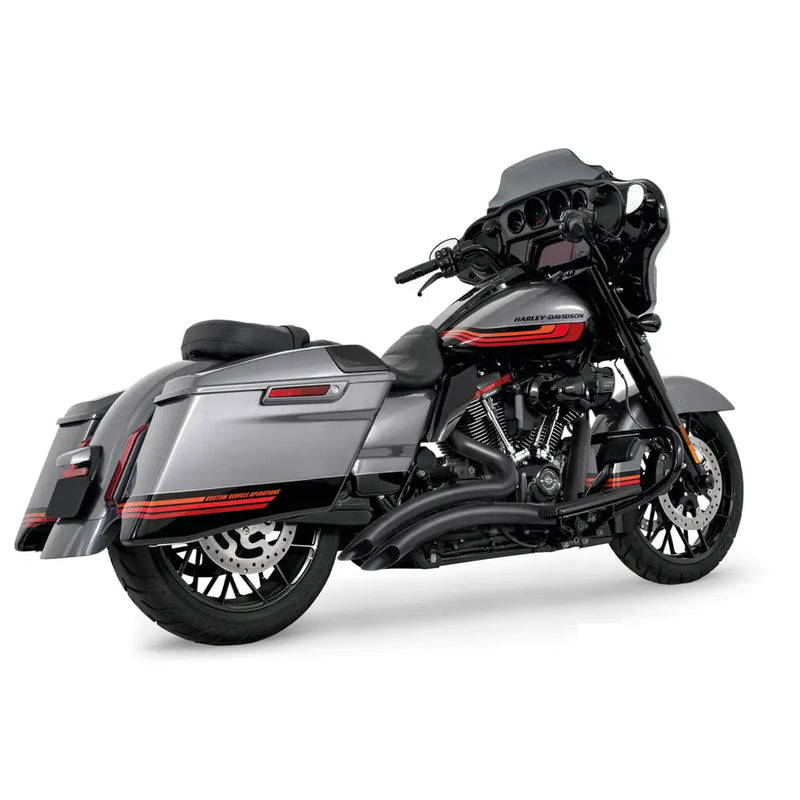 Freedom Performance Sharp Curve Radius Scallop Auspuff für Harley