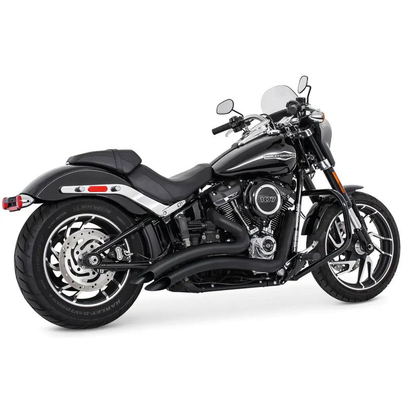 Freedom Performance Sharp Curve Radius Scallop Auspuff für Harley