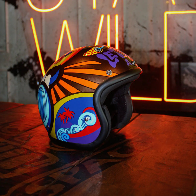 DMD Retro Custom Open Motorradhelm