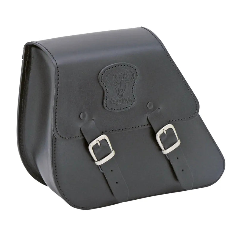 Texas Leather Swingarm Bag for Harley 91-17 Dyna (read note) / Black  - Customhoj