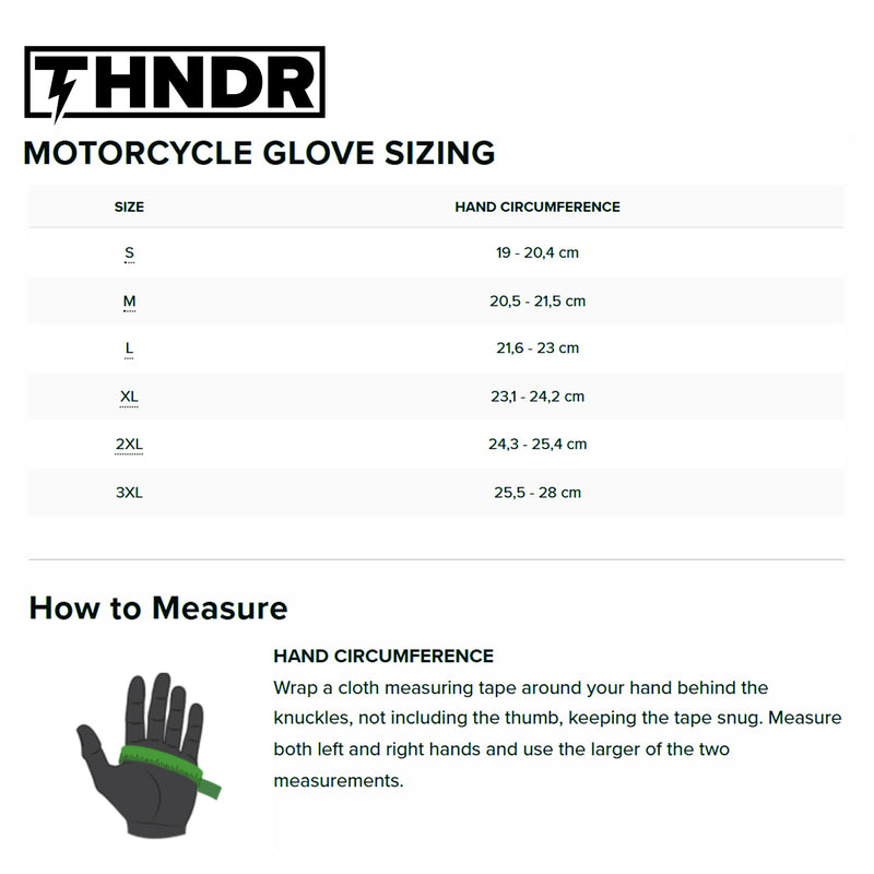 THNDR Road Warrior Motorradhandschuhe