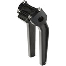 Thrashin Supply OG Pullback Handlebar Risers Black / Harley Digital Gauge Top Clamp / 9.5" (24.1cm)  - Customhoj