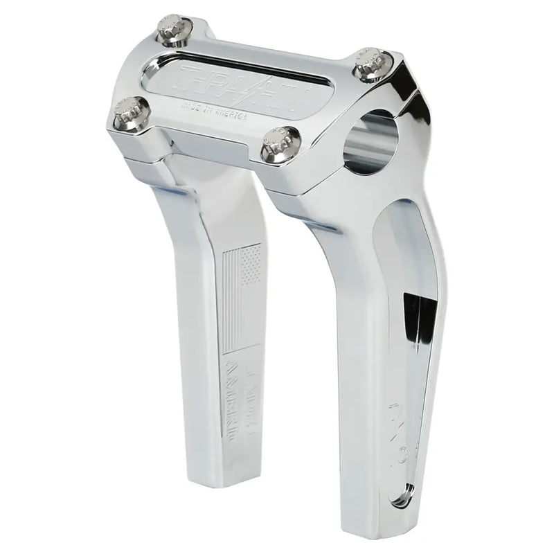 Thrashin Supply OG Pullback Handlebar Risers Chrome / Solid Top Clamp / 6.5" (16.5cm)