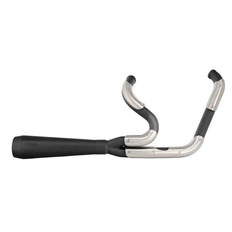 Trask Assault 2-into-1 Exhaust System for Harley 18-24 Softail Street Bob / Low Rider / Standard / Slim / Fat Bob (excl. Low Rider ST) / Black  - Customhoj