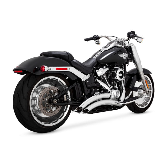 Vance & Hines Big Radius Exhaust for Harley 18-24 Softail Breakout / Fat Boy / FXDRS / Chrome  - Customhoj