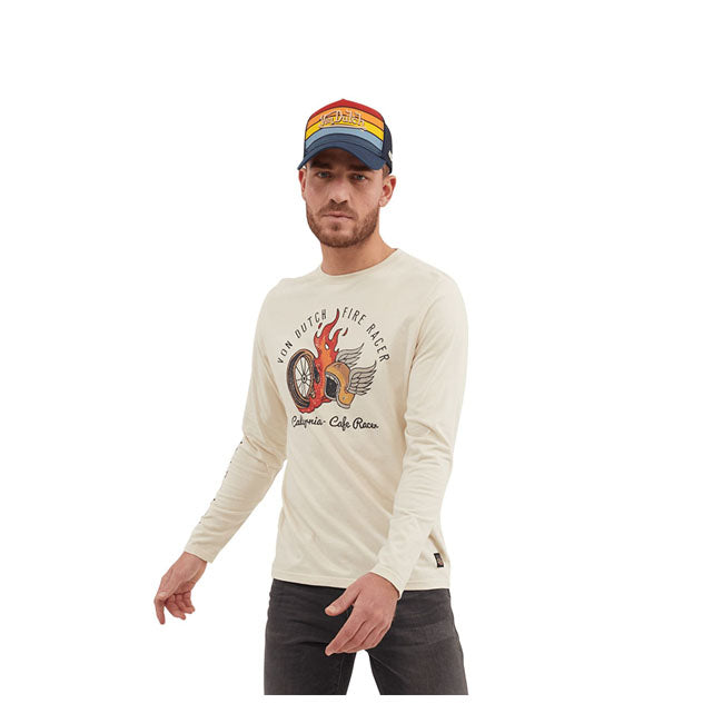 Von Dutch Fire Longsleeve Creme S