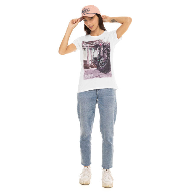 Von Dutch Moto T-Shirt Ladies  - Customhoj