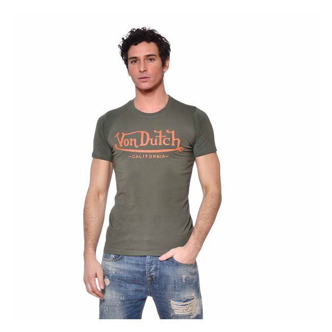 Von Dutch Slim Fit T-Shirt Green / S