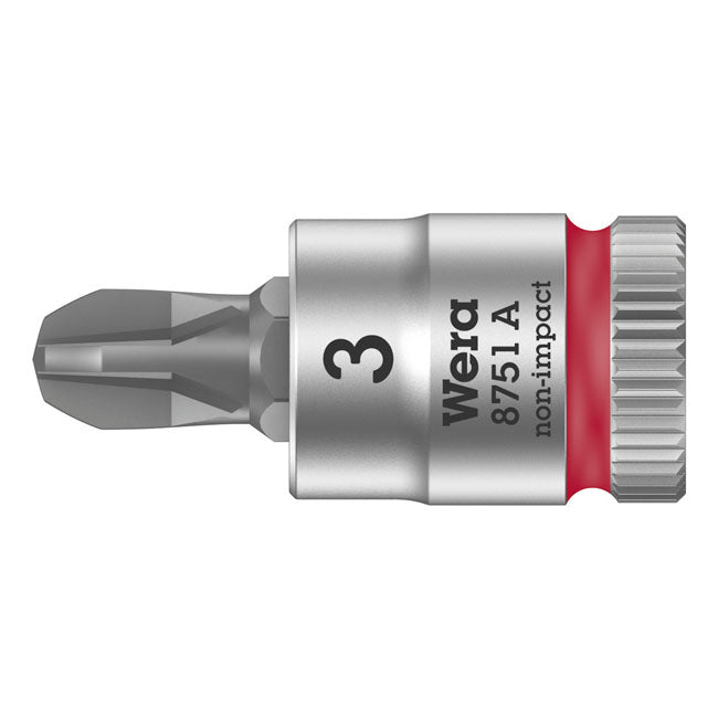 Wera Bit Sockets PH3 Wera Zyklop 1/4" Phillips Socket Bit Customhoj