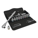 Wera Socket Set Wera Zyklop Metal Ratchet Switch Kit 1/2" Drive 28-pcs Metric Sizes Customhoj