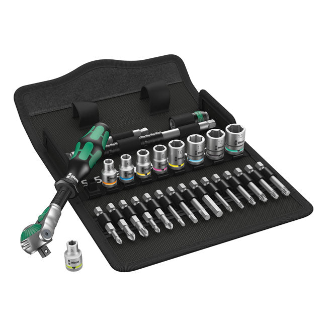 Wera Socket Set Wera Zyklop Ratchet Kit 1/4" Drive 28-pcs Metric Sizes Customhoj