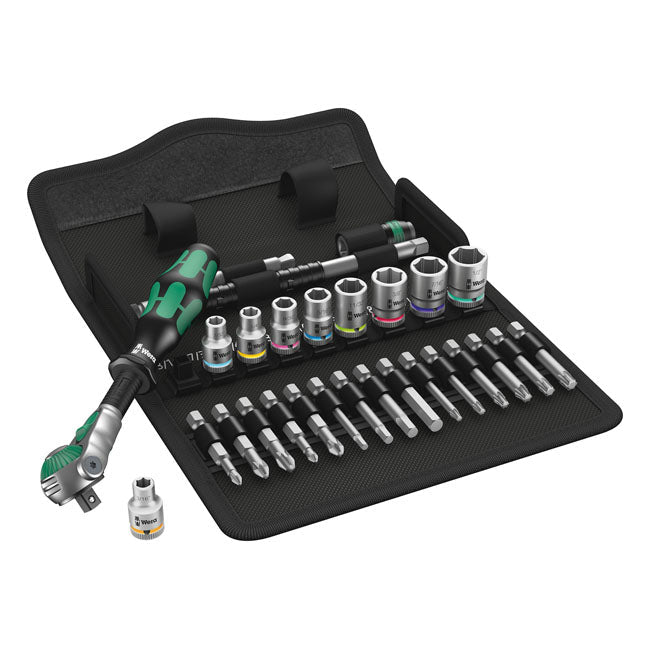 Wera Socket Set Wera Zyklop Ratchet Kit 1/4" Drive 28-pcs US Sizes Customhoj