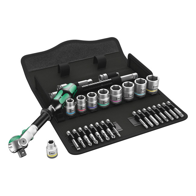 Wera Socket Set Wera Zyklop Ratchet Kit 3/8" Drive 29-pcs US Sizes Customhoj