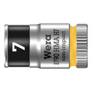 Wera Sockets 7mm Wera Zyklop 1/4" Socket with Holding Function Metric Sizes Customhoj