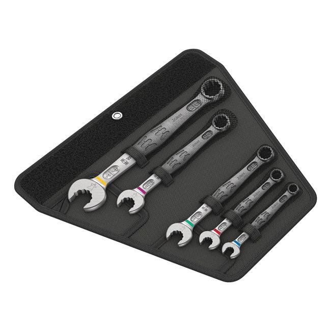 Wera Wrench Set Wera Wrench Open/Box End Set 5-pcs Joker 6003 Series US Sizes Customhoj