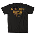 West Coast Choppers Motorcycle T-Shirt Black/Yellow / S  - Customhoj