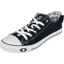 West Coast Choppers Warrior Low Tops Shoes Black  - Customhoj
