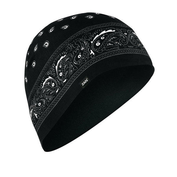 Zanheadgear Helmet Beanie Sportflex Black Paisley